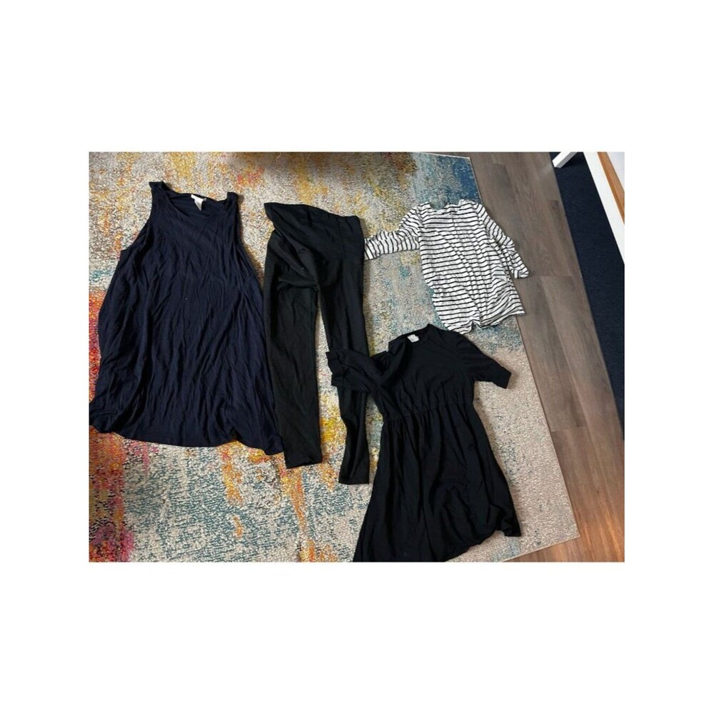 Maternity 4 Piece Bundle M H&M Dress ASOS Top Isabel Leggings New Look